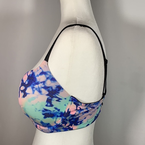 PINK Victoria’s Secret Blue & Pink Tie-Dye Bra 36DD - Picture 5 of 9